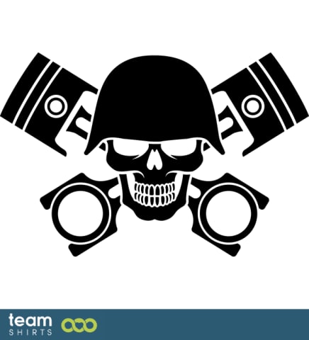 skull pistons helmet army