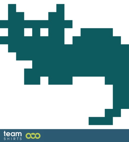 sitting pixel cat