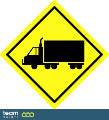 Traffic Sign Truck lane