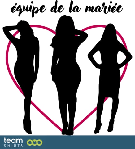 équipe de la mariée
