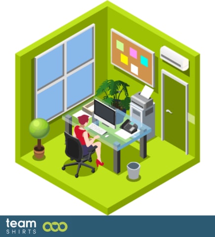 vectorstock 6355826 Büro Motiv 004