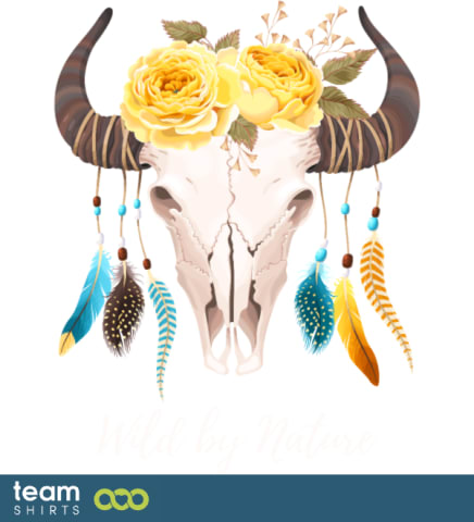 Wild by nature skull