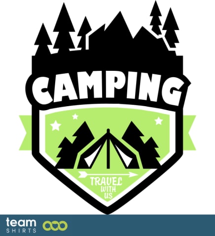 camping emblem
