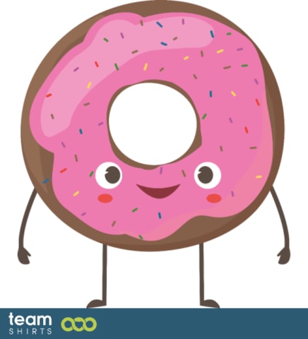 Donut with face