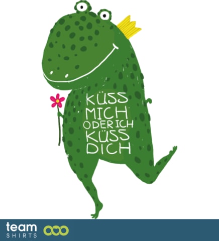 kiss me frog German