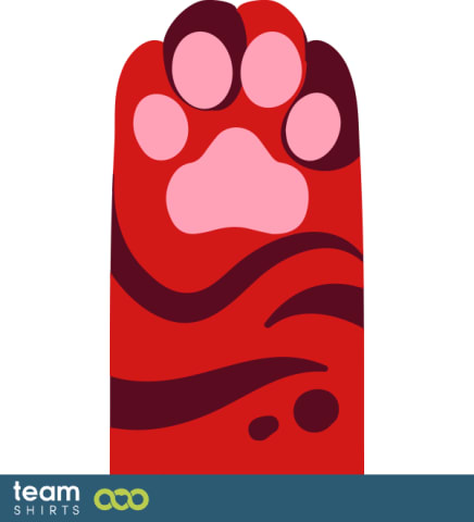 tiger cat paw