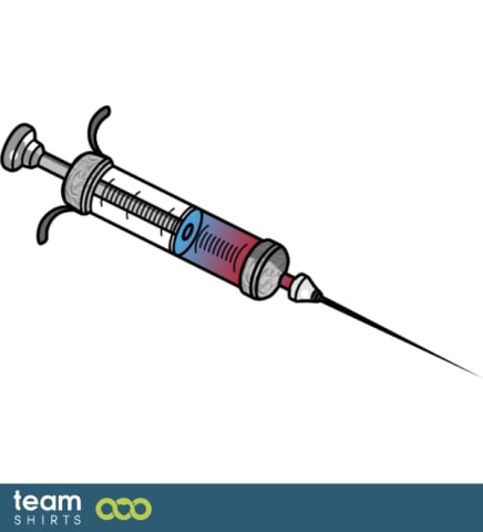 Syringe tattoo