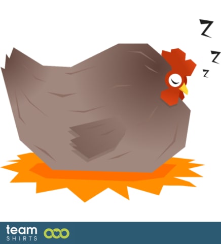 Cartoon hen