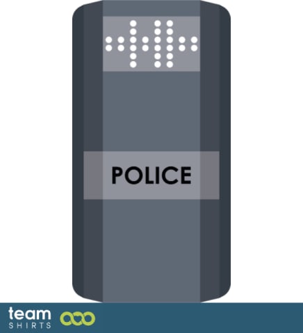 police shield
