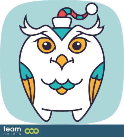 Cute Owl flat freexmas17mnr