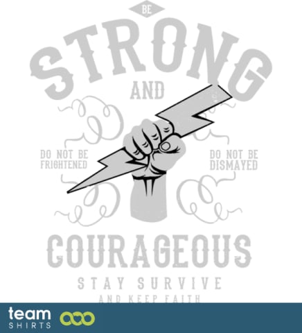 Be strong and courageous