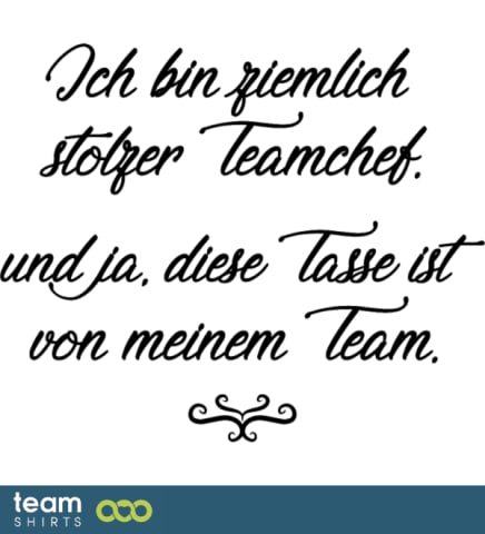 stolzer Teamchef
