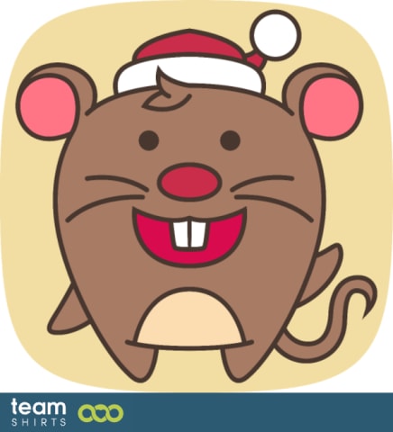Cute Mouse flat freexmas17mnr