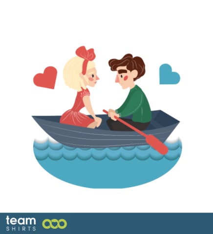 couple in a boat