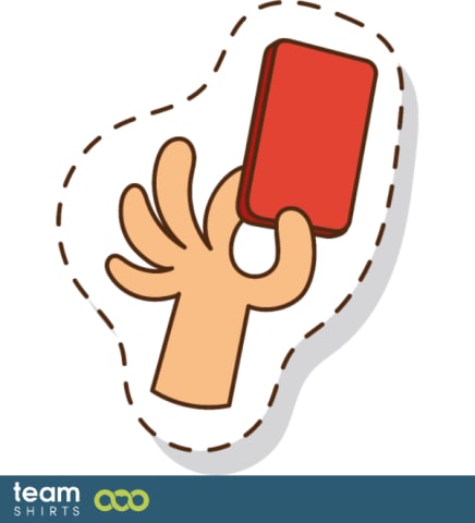 Football referee red card