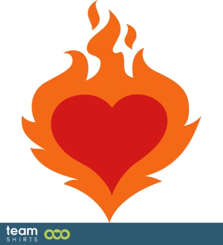 Burning heart