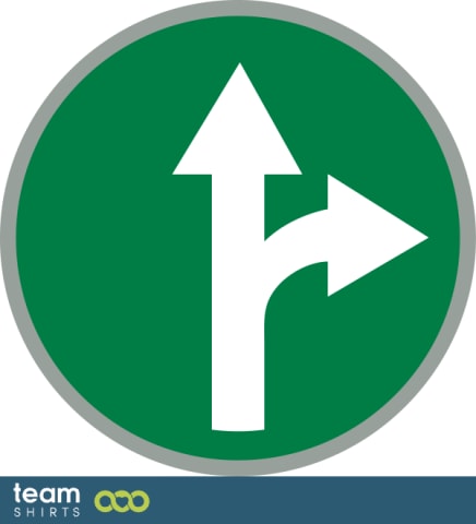turning sign