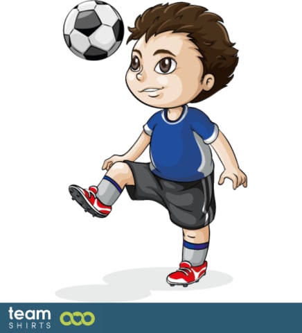 Child football player