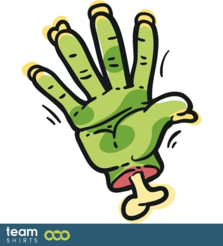 Zombie hand waving