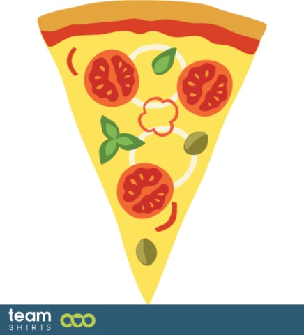 Pizza slice vegetarian