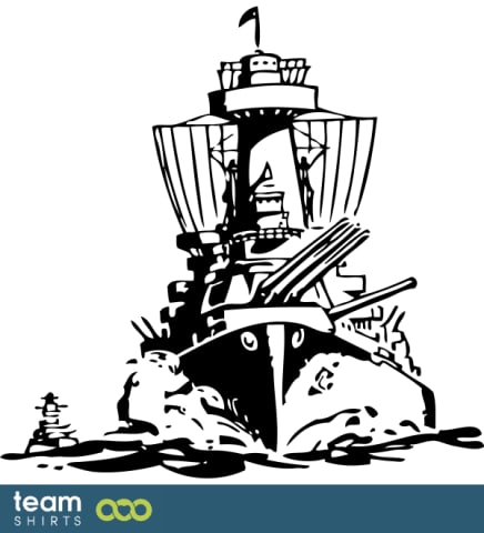 military ship