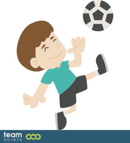 Child football player