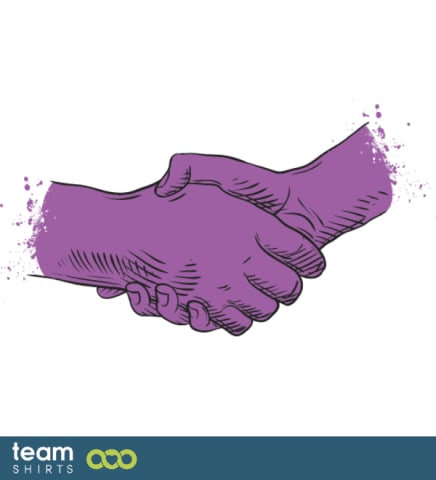 Shaking hands