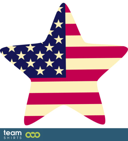 USA flag star