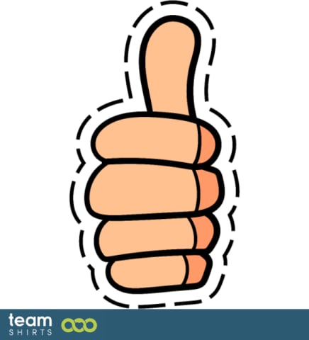 Hand thumbs up