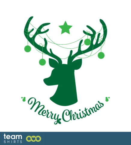 ansc ReindeerChristmasTreeGreen Christmas All