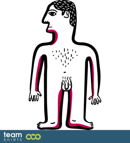 Nude man