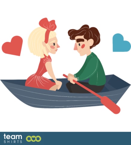couple in a boat