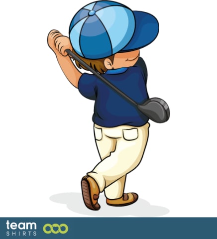 comic golfer