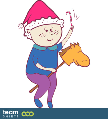 Child on a rocking horse