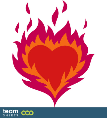 Burning heart