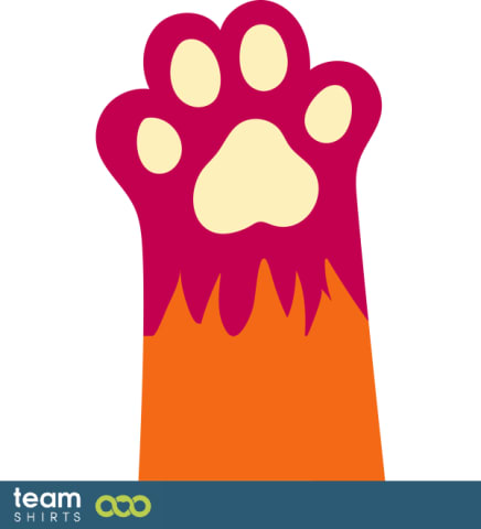 hairy cat paw