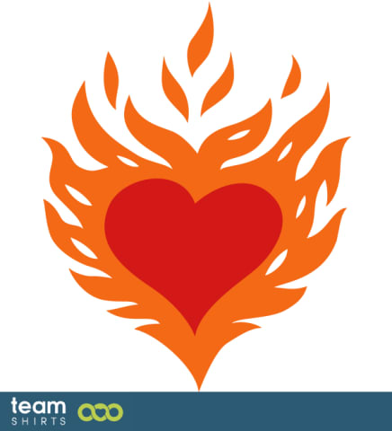 Burning heart