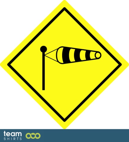 Traffic Sign Caution Side Wind