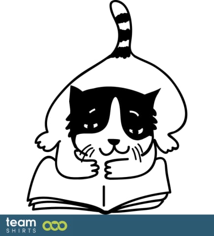 reading cat