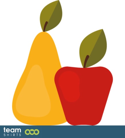 Pear and apple