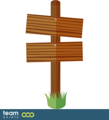 wood sign