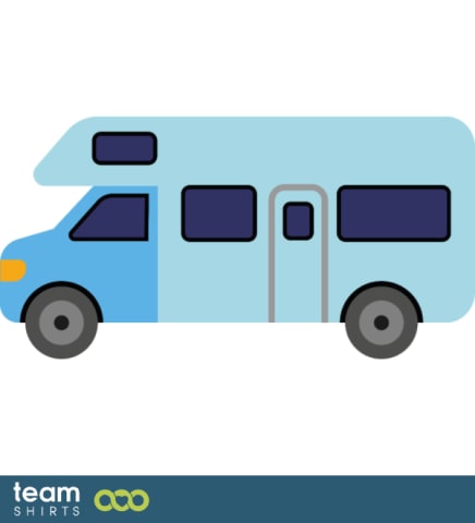 blue camper