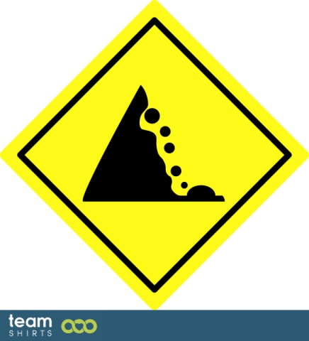 Traffic Sign Falling Rocks