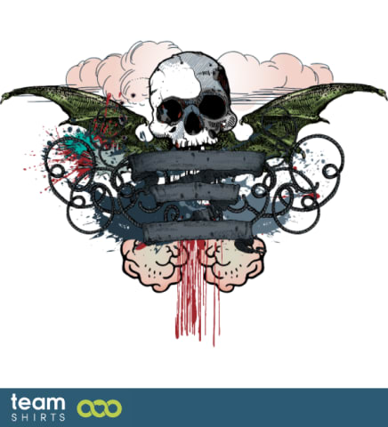 skull banderole