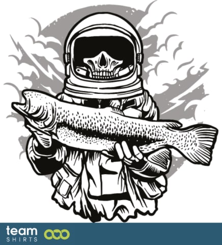Astronaut Fishing