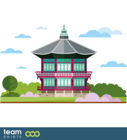 Asian pagoda