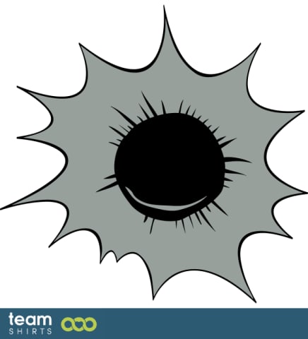 Bullet hole