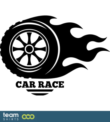 Car race logo