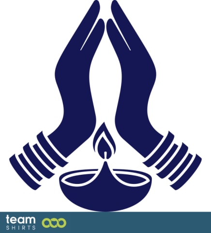 Meditating hands