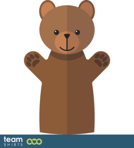 Hand doll bear